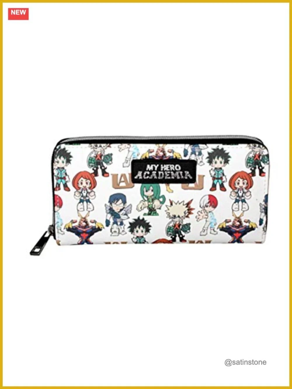 Zip Around Wristlet Clutch Wallet - PU Leather, Multiple Card Slots & ID Window